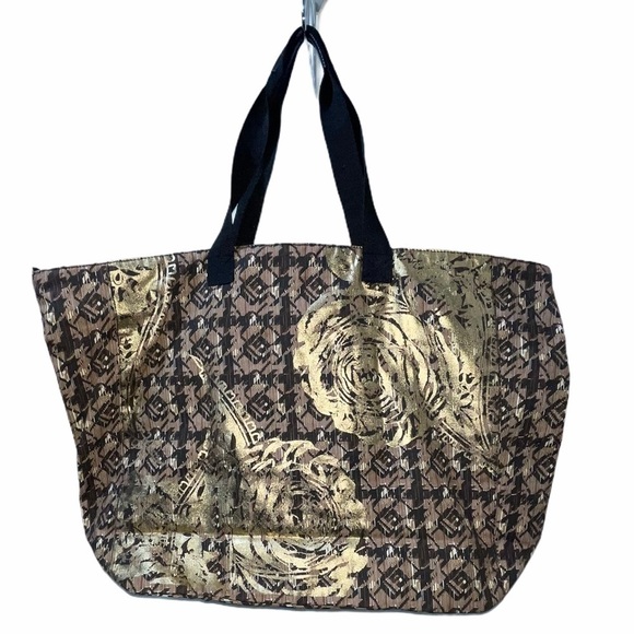 🌻 NWT/ Soft Surroundings Gyldan Gold Carry All Tote - Picture 1 of 11